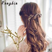 2017 Tree Clip Fashion Novel Designer Vintage Metal Branches Hairpins For Women Wedding Hair Jewelry Accessories Pinzas De Pelo 2024 - buy cheap