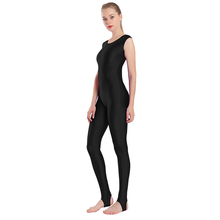 AOYLISEY Women's Black Tank Unitard with Stirrup Spandex Jumpsuit for Women Ballet Dance wear Bodysuits Workout Costume 2024 - buy cheap