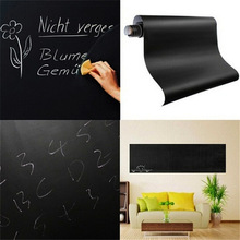 1 pcs Foldable Removable Blackboard Wall Stickers Self Adhesive Paper School Learning Office Notice Chalkboard 45*200CM 2024 - buy cheap