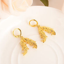 Gold African Dubai Filled Women's Drop Earring  starfish Dangle Earring Charms Jewelry Earrings brincos Vintage girls kids gift 2024 - buy cheap