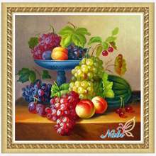 Kits de frutas dmc beadwork 0216R-redondo diamante bordado punto de cruz diamante mosaico pintura 2024 - compra barato