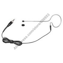 MICWL Black ear hook Omnidirectional Headset Microphone For Sennheiser G1 G2 G3  Head Headworn Mic 2024 - buy cheap
