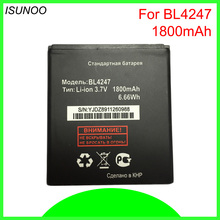 ISUNOO 1800mAh High Quality BL4247 Battery For fly IQ442 Batterij Bateria 2024 - buy cheap