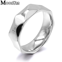 Кольцо Moorvan, свадебное кольцо из нержавеющей стали 100% для мужчин, раннее ювелирное изделие, кольца на палец, Круглый Шарм, мужской подарок, кольцо 2024 - купить недорого
