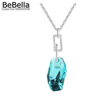 Ожерелье с подвеской из кристалла BeBella, изготовленное из австрийских кристаллов Сваровски, для женщин в подарок 2024 - купить недорого