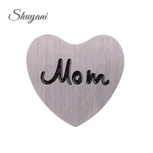 10pcs 22mm Mom Floating Charms Plates Stainless Steel Window Flates Mom For Heart Floating Glass Living Locket 2024 - buy cheap