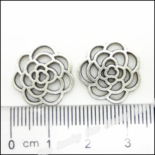 20pcs Charms Flower  Pendant  Tibetan silver  Zinc Alloy Fit Bracelet Necklace DIY Metal Jewelry Findings 2024 - buy cheap