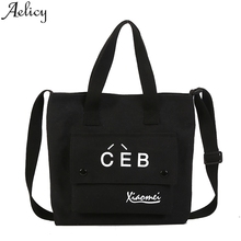 Aelicy 2019 Fashion Women Wild Crossbody Large Capacity Simple Shoulder Bag Ladies Tote Handbag Phone Bag Messenger Bags Canvas 2024 - buy cheap