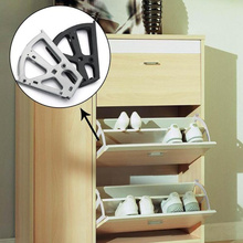 1Pair ! High quality Iron shoe rack hinge Black Flip Frame Turning Rack Shelf Cabinet Hinge Rack Over Fitting furniture hardware 2024 - buy cheap