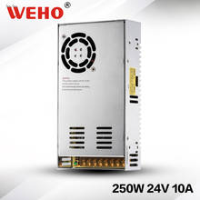 (S-250-24) Cooling Fan 250W 24v power supply 10A 250W 24v switching power supply 2024 - buy cheap