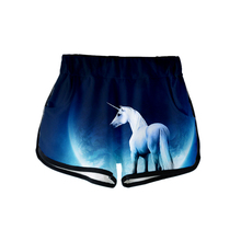 Unicorn 3D Printed Shorts for Women Fashion Shorts 2019 Hot Sale Casual Trendy Streetwear Girls Sexy Wear Suitable for Summer 2024 - buy cheap