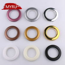 80PCS/ LOT High Quality Home Decoration Curtain Accessories Nine Colors Plastic Rings Eyelets for Curtains Grommet Top 2024 - buy cheap