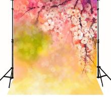 Bokeh Yellow Flower Bokeh photo backdrop polyester or Vinyl cloth High quality Computer print wall  photo studio background 2024 - buy cheap