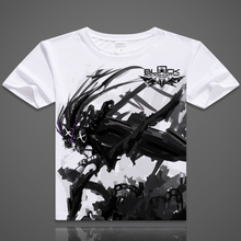 Black Rock Shooter T Shirt Anime BRS Cosplay T-shirt Fashion Men Women Breathable comfort Tees Tops 2024 - buy cheap