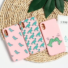 Cute Cartoon Dinosaur Memes TPU Silicone Frosted Matte Soft Case Fundas Capas Cover For iPhone 11 Pro 12 13 7 7Plus 8 X XS Max 2024 - buy cheap