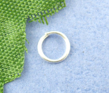 Круглые серебряные кольца DoreenBeads, открытые аксессуары для изготовления ювелирных изделий «сделай сам», диаметр 5 мм, 400 шт. 2024 - купить недорого