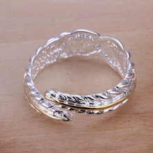 Ring Silver Plated Ring sterling-silver-jewelry ring factory prices Leather Ring-Opened /WOLVBTLW BTJISGGM 2024 - buy cheap