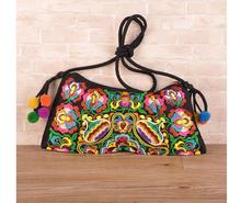 High-quality Women embroidered Carry bags small bag gorgeous embroidery one-shoulder cross-body women's handbag fashion bags 2024 - buy cheap