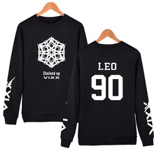 latest fashion KPOP VIXX member printed women capless Sweatshirts hoodie casual men Hoodies Pullover Long Sleeve Sweatshirt tops 2024 - buy cheap