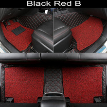 Car floor mats for Jeep Grand Cherokee Wrangler Commander Patriot leather Anti-slip car-styling carpet liner 2024 - buy cheap