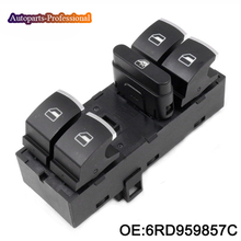 Interruptor de Control de ventanilla eléctrica 6RD959857C 6RD 959 857C, accesorios de coche cromados para Volkswagen POLO 2011-2013, nuevo 2024 - compra barato