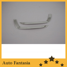 Estilo de coche chrome head light moldura inferior para coche para Audi Q3 2013 Up -- envío gratis 2024 - compra barato