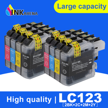 Cartucho de tinta LC121 para impresora Brother, LC123, LC125, LC127, LC129, J4410DW, J4510DW, J4610DW, J4710DW, J470DW, J6920 2024 - compra barato