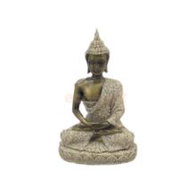 Estatua de Buda para meditación, piedra de arena tallada a mano, riqueza, artista de la suerte, indio #1 2024 - compra barato