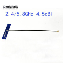 2.4 Ghz 5 Ghz dual band antena 4dbi ganho IPEX conector de antena embutida NEW Atacado 2024 - compre barato