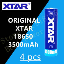 4 pcs Li-ion XTAR 18650 3500 mAh 3.6V Protected Lithium Rechargeable Battery  or  MC1 MC2  VC2 VC4  charger 2024 - buy cheap