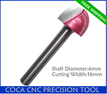 6mm*16mm,Freeshipping woodworking CNC insert router bit,Solid carbide end milling cutter,wood tools,Tungsten steel end mill,MDF 2024 - buy cheap