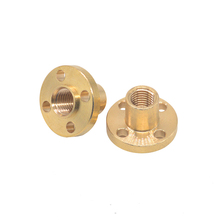 5pcs/lot T8 trapezoidal screw nut brass copper nut pitch 1mm lead 1mm Pitch 2mm Lead 2mm Lead 4mm  Lead 8mm 2024 - buy cheap