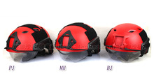 FAST Helmet MH Rescue Disaster Relief Field CS Outdoor Tactical Red Helmet 2024 - buy cheap