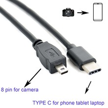 TYPE C OTG CABLE FOR nikon camera to smartphone tablet phone micro usb to 8 PIN camera to phone edit picture video 2024 - buy cheap