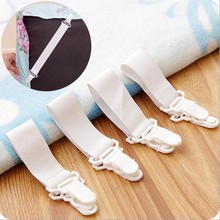 4pcs Bed Sheet Clips Mattress Cover Blankets Grippers Hold Clip Elastic Adjustable Bed Sheet Cord Hook Loop Straps 2024 - buy cheap