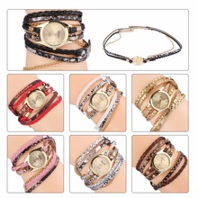 Women Bracelet Watch Relojes Mujer Vintage Braided Weave Wrap Quartz PU Leather Wrist Watches Casual Lady Gift Dress Watch Clock 2024 - buy cheap