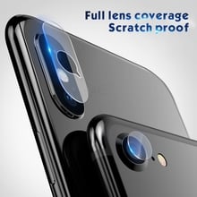 Película protetora de lente traseira para iphone, película de vidro temperado à prova de explosão para iphone x xs max xr 6 78 plus com 100 peças 2024 - compre barato