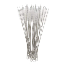 UPORS 50Pcs/Set Reusable Straw Brush Eco Friendly Stainless Steel Cleaner Brush for 6mm/12mm Straws Pipe Tube Cleaning Brushes 2024 - buy cheap