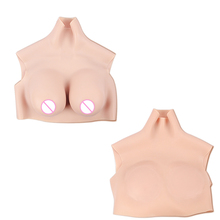 CYOMI C/D/F Cup Silicone Breast Prosthesis Half Body Silk Cotton Filler Fake Boobs for Crossdresser Drag Queen Shemale Tits 1G 2024 - compre barato