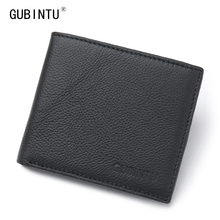 RFID Blocking Wallet New Men Genuine Leather Wallets Stop Electronic Pick Pocketing and Identity Theft ZC361 2024 - buy cheap