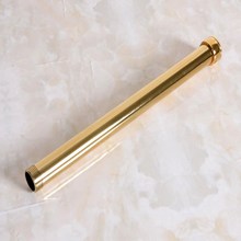 Juego de varillas de tubo de extensión de 320mm para grifo de ducha de lluvia (conexión G3/4 ") accesorio de baño de latón de Color dorado aba703 2024 - compra barato