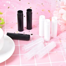 100PCS 5ml DIY Empty Lipstick Bottle Black White Cosmetic Sample Container Lip Gloss Tube Lip Balm Tube Container With Cap Clear 2024 - buy cheap