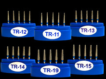 100pcs/set Dental Diamond burs FG TR series TR-11, TR-12, TR-13,TR-14,TR-15,TR-19 2024 - buy cheap