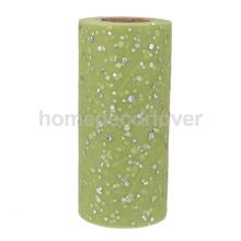 6"x 25yd Sequin Tulle Roll Spool Tutu Wedding DIY Banquet Decoration 2024 - buy cheap