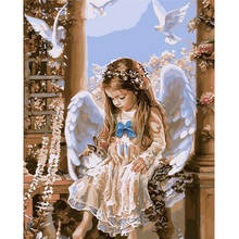 Zero Angel Girl Diamond Embroidery 5D Diamond DIY Painting Cross Stitch Crafts 170122 2024 - buy cheap