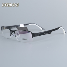 Armação de óculos bellcaca óculos para homens, óculos nerd de computador, prescrição óptica transparente, armação para óculos masculinos 2387 2024 - compre barato