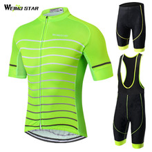Weimostar Pro Team Cycling Jersey Set Green Racing Sport Cycling Clothing Man Quick Dry MTB Bike Jersey Suit Road Bicycle Wear 2024 - buy cheap