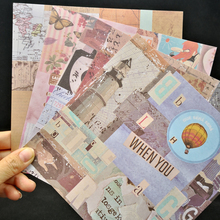 ZFPARTY-Papel de fondo de vida Vintage, pegatinas de papel para álbumes de planificador que/fabricación de tarjetas/proyecto de 09 2024 - compra barato