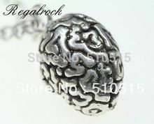 Regalrock 3D-collar anatómico humano, cerebro humano, colgante de cristal 2024 - compra barato