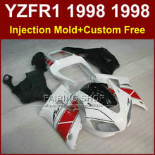 Clean white black fairings kit for YAMAHA  YZF R1 YZF1000 98 99 fairing parts R1 1998 1999 YZF R1 bodyworks +7Gifts 2024 - buy cheap